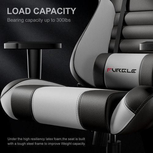 product_image_name-Generic-FURGLE Computer Racing Gaming Ergonomic Chair + Footrest-2
