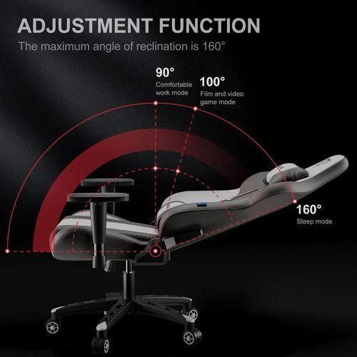 product_image_name-Generic-FURGLE Computer Racing Gaming Ergonomic Chair + Footrest-4