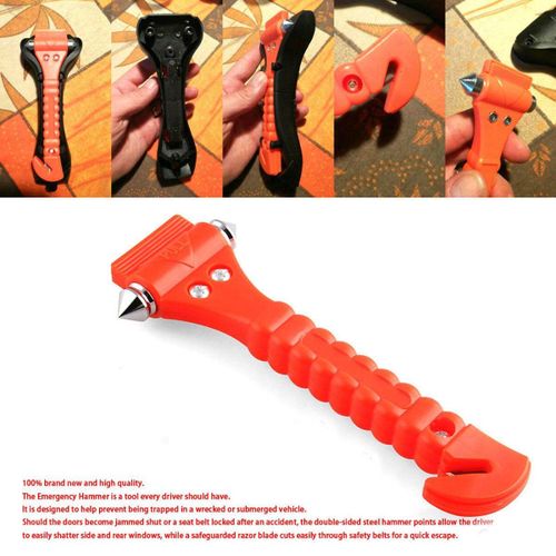 Car Escape Glass Window Breaker Emergency Safety Hammer Seat Belt