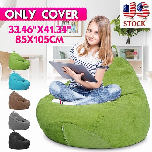 Generic 85x105cm Bean Bag Cover Chair Gamer Seat Protection Cover