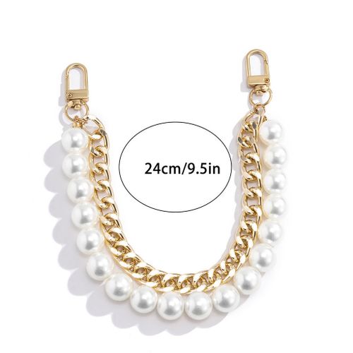 45cm Pearl Strap For Bag Handbag Handle DIY Purse Replacement Short Beaded  Chain For Shoulder Bag Durable Bag Strap Bag Accessories, Replacement