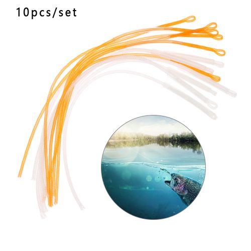 Generic Connector Braided Fly Loop PCs Leader Fishing Line Set 10