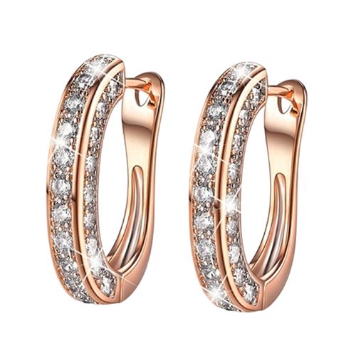 Ring shape earrings sale
