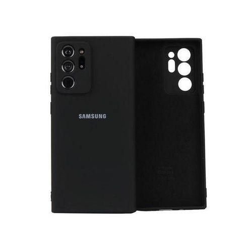 Generic Samsung Galaxy Note 20 Ultra Smooth Protective Silicon Back Case-Black