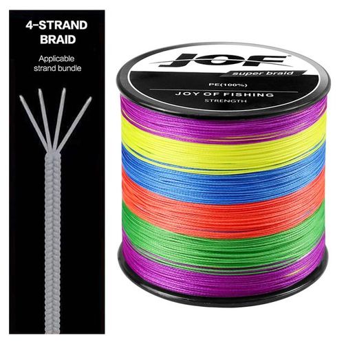 Generic Jof 4 Strands Braided Fishing Line Multifilament 300m 500m