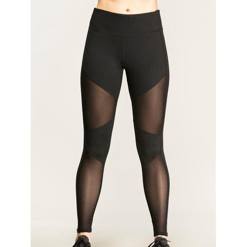 Active Pants Sexy Mesh Patchwork High Waist Push Up Tight Women