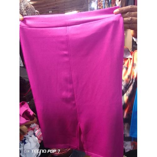 product_image_name-Fashion-Bodycon Pencil Skirt For Ladies - Pink-1