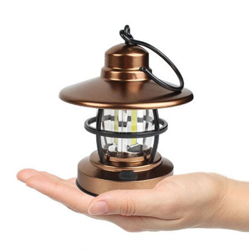 Generic Retro Style Camping Lantern Light Tent Lamp Battery Operated ...