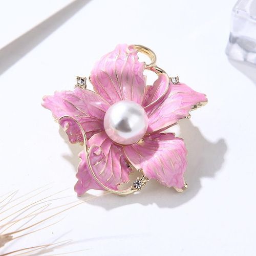 product_image_name-Fashion-Elegant Crystal Rhinestone Flower Brooch Clothing Lapel-3
