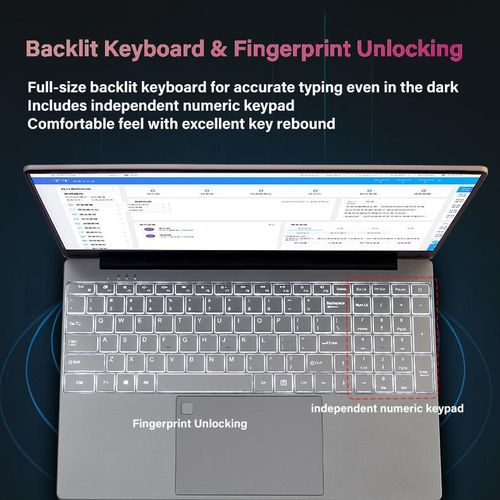 product_image_name-TiLECC-15.6inch J4125 16GB+256GB SSD Office Laptop Student Portable Computer-7