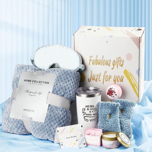Happy Birthday Gifts for Women, Mothers Day Gifts for Mom Sister Her Best  Friend Wife Aunt Teacher, Spa Gift Basket for Women Gift Box, Unique