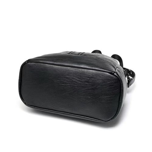Fashion Women Soft Leather Backpack Large Capacity Shoulder Bags - image 5