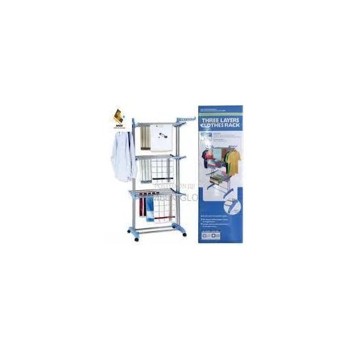 Generic 3 LAYERS CLOTHE HANGER/RACK WITH WHEELS
