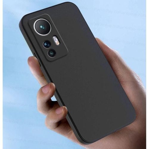 Generic Xiaomi Redmi 12 Pro (5g) Silicon Protective Back Cover - Black