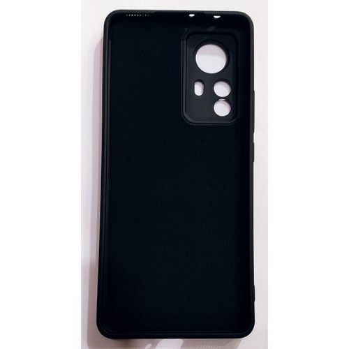 Generic Xiaomi Redmi 12 Pro (5g) Silicon Protective Back Cover - Black - image 3