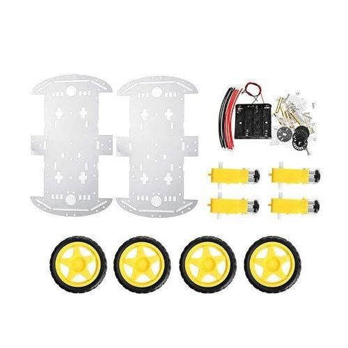 Generic Smart car robot Chasis kit 4WD - image 2
