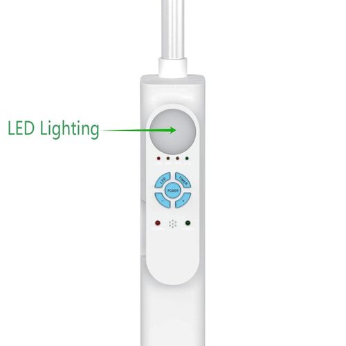 product_image_name-Generic-Standing Pedestal Fan 18 lnches Rechargeable Fan +Solar Panel + LED Light -3