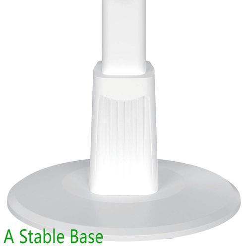 product_image_name-Generic-Standing Pedestal Fan 18 lnches Rechargeable Fan +Solar Panel + LED Light -5