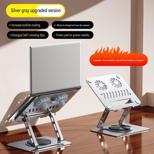 product_image_name-Generic-Laptop Stand Cooling Fan Rotating Heightening Support for 14inch - 15.6inch-1