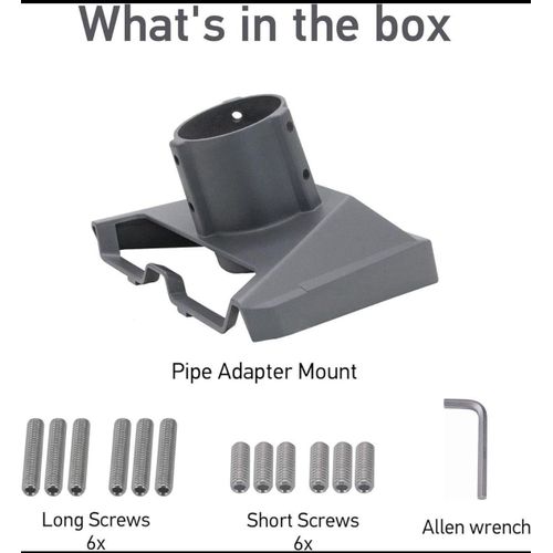 Generic SpaceX pipe adaptor mount
