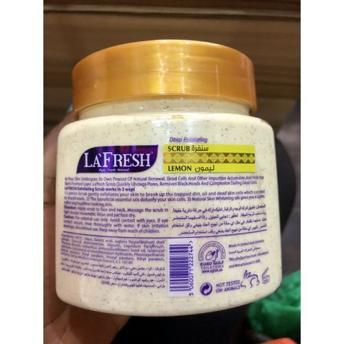 product_image_name-La Fresh-LA` Fresh Deep Exfoliating Lemon Scrub-2