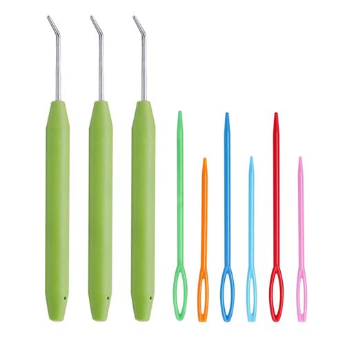 Crochet Hook Set Loom Knit Hook Set Crochet Needle Hook Plastic