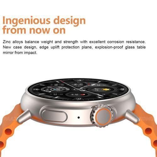 product_image_name-Generic-Ultra 8 NFC Smart Watch Men AMOLED 1.6-inch 454*454 HD Screen IP68 Waterproof Women SmartWatch-4