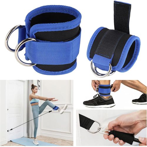 Generic Adjustable ankle straps D-ring leg trainer 2pcs - image 2