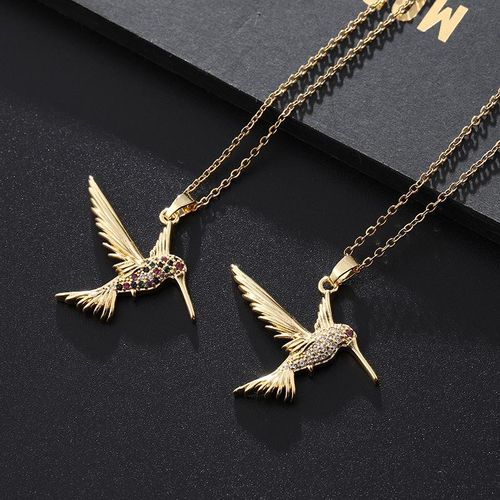 Bird Necklace - Gold | The Montana Scene