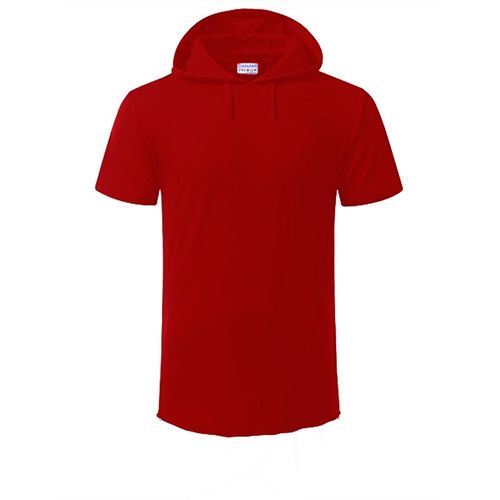 Danami Short Sleeve Hooded T Shirt- Red | Jumia Nigeria