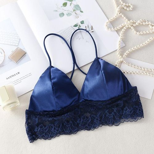 Gorgeous Womens Lace Satin Bra 