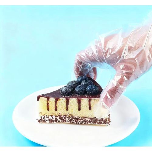 product_image_name-Generic-100pcs Disposable Poly Transparent Hand Gloves-2