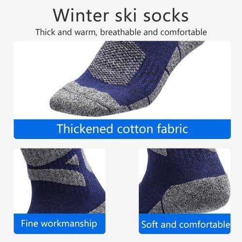 Ski Socks For Men Women-2 Pairs