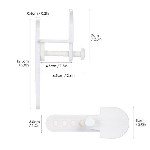 Generic Window Lock 7 Holes Adjustment Install In Minutes Child Proof ...