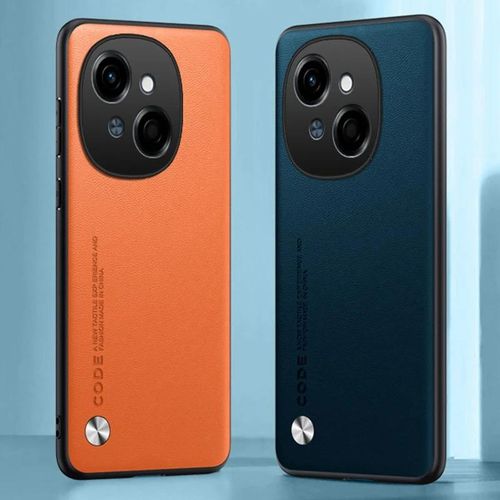 product_image_name-Generic-Luxury PU Leather Case For Tecno Spark Go 1 Back Cover Matte Silicone Shockproof Full Protection Phone Case For Tecno Spark Go 1-7