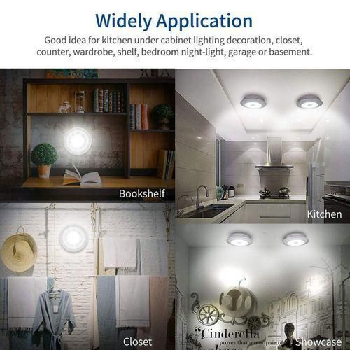 Generic LED Light with Remote Control - Set of 3 - image 5