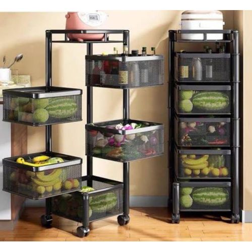 product_image_name-Generic-Portable 5-Layer Square Multipurpose Kitchen Storage Rack-1