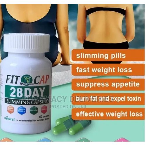 Healthy me Fit O Cap 28 Days Slimming & Tummy Fat Burner Supplement.