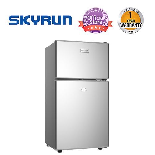 Double Door Top Mount Fridge 70L Sliver