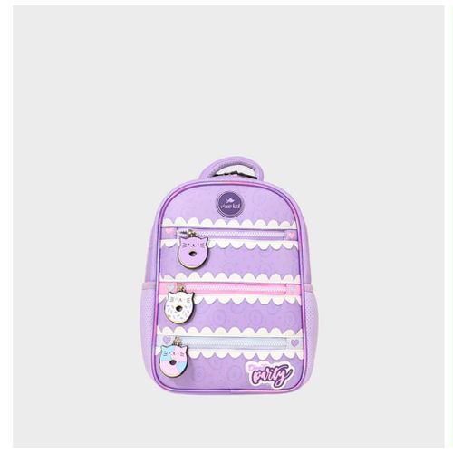 Glossy Bird Pretty Kitty Multi-Zip Backpack