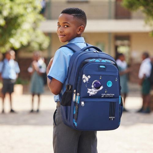 Generic School bag Book bag Cartoon bag Children backpack Multi-compartment student backpack - image 2