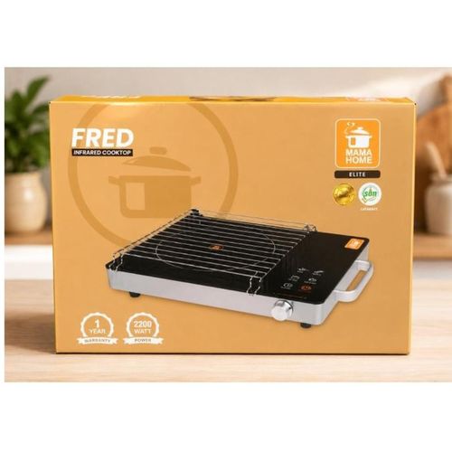 Generic ORIGINAL Fred 2200W Infrared Electric Cooktop – Crystal Glass – Touch Control - image 2