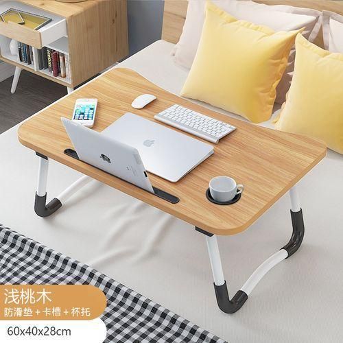 product_image_name-Generic-Multipurpose Foldable Bamboo Wooden Laptop Table,BedSide Table Tray Holder Breakfast Laptop Desk Serving Table Stand-1
