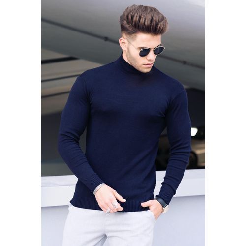 Fashion Turtle Neck Long Sleeve Shirt For Men - Navy Blue | Jumia Nigeria