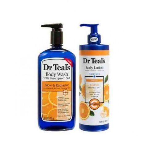 product_image_name-Dr-Teal's Glow & Radiance Body Lotion & Wash with Vitamin C & Citrus Essential Oils-1