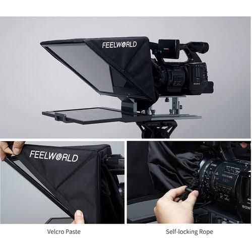 Feelworld TP16 Folding Professional Teleprompter For Smartphones and Cameras - image 2