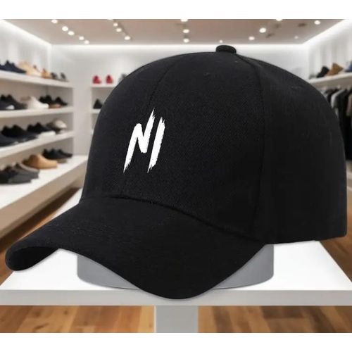 Fashion Snapback Crew Design Face Cap: Black