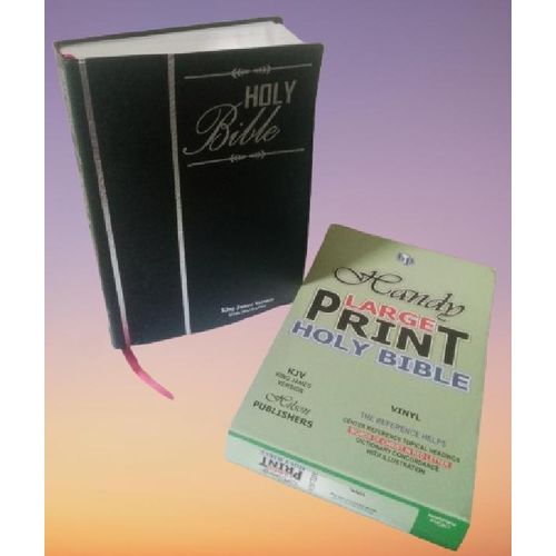 product_image_name-Holy Bible-KJV Giant Print Center-Column Reference Bible-Thumb index with 53,000 Cross References, Leathersoft, Red Letter, Comfort Print-8
