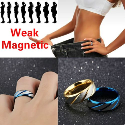 Weight Loss Crystal Rhinestone Ring Slimming Healthcare Ring Magnetic  JewelrY;;^ | eBay