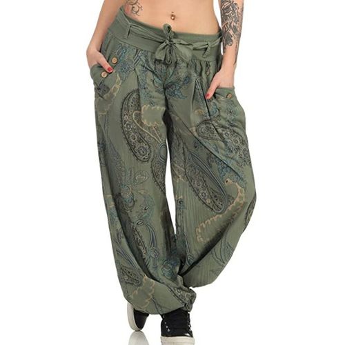 Fashion Casual Vintage Printed Harem Pants